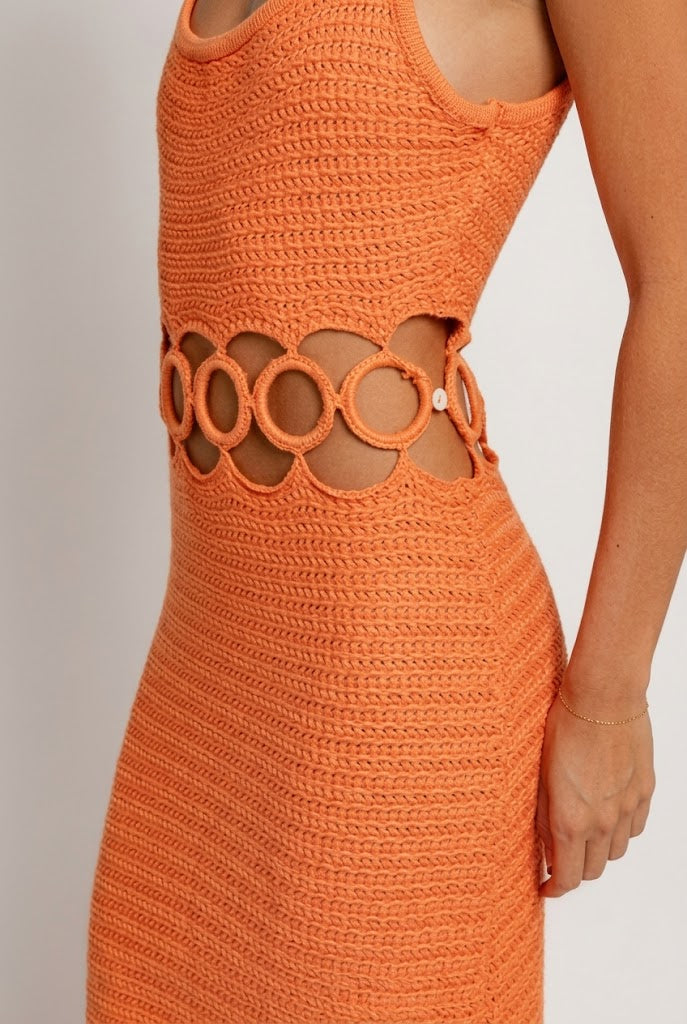 Bali Crochet Midi Dress