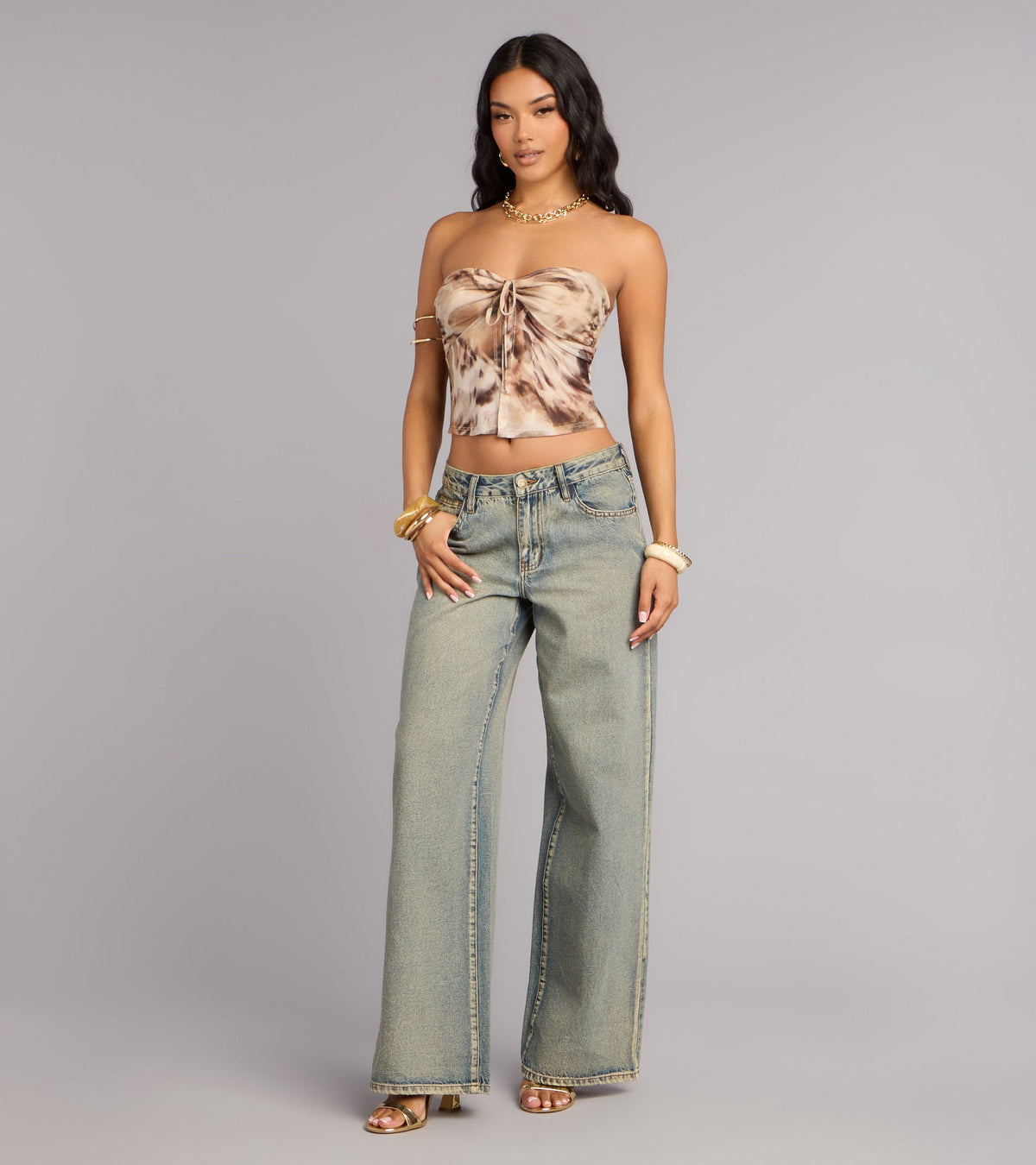 Desert Daydream Mesh Tube Top