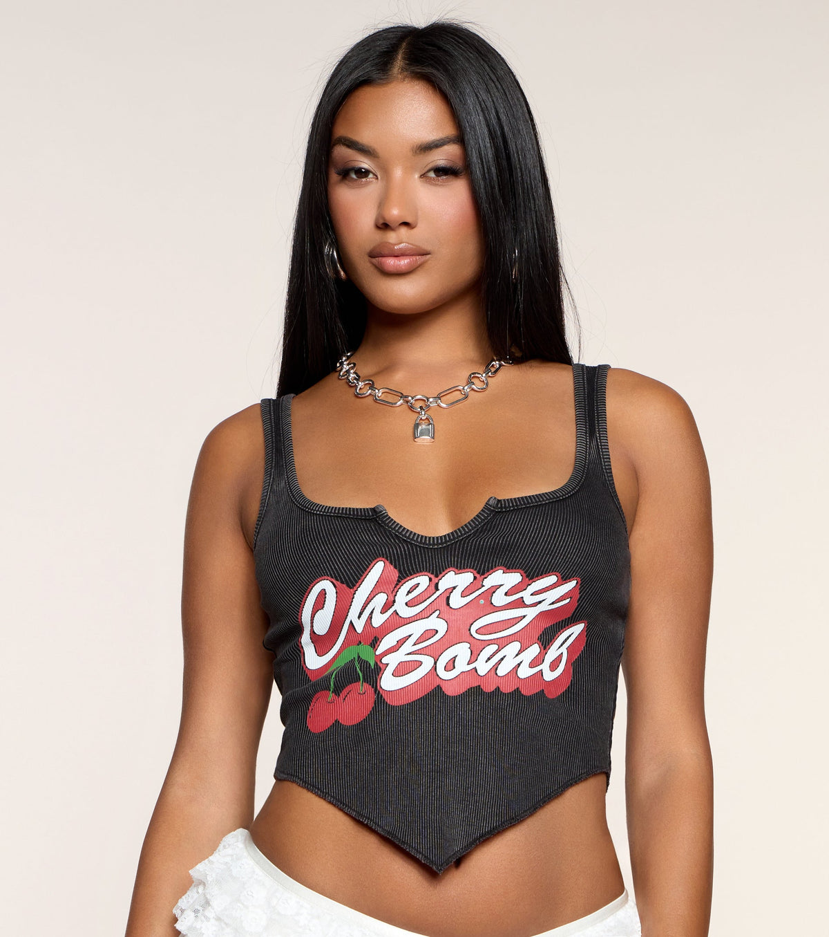 Cherry Bomb Graphic Tank Top