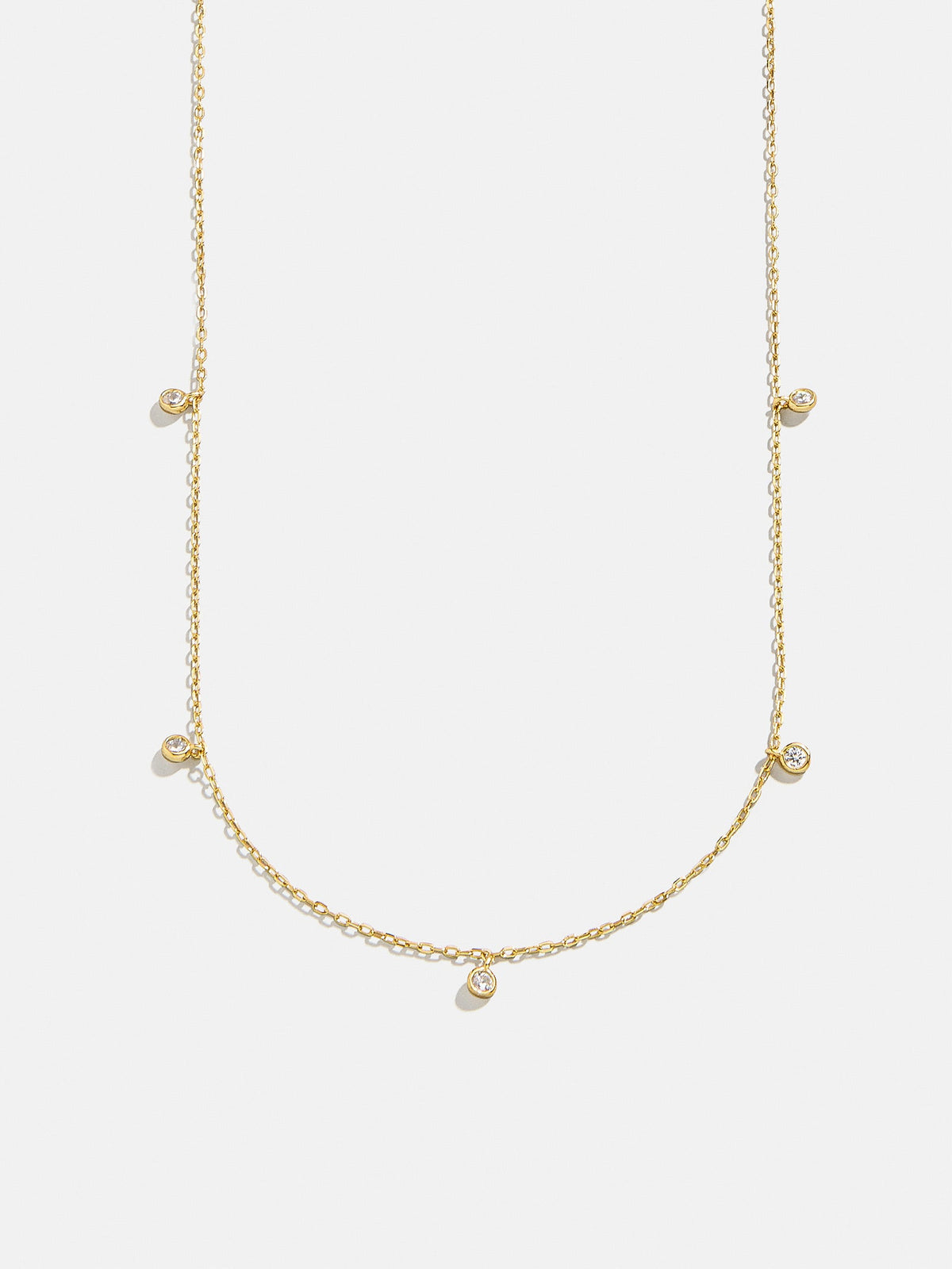 Clio 18K Gold Necklace - Gold/Pavé