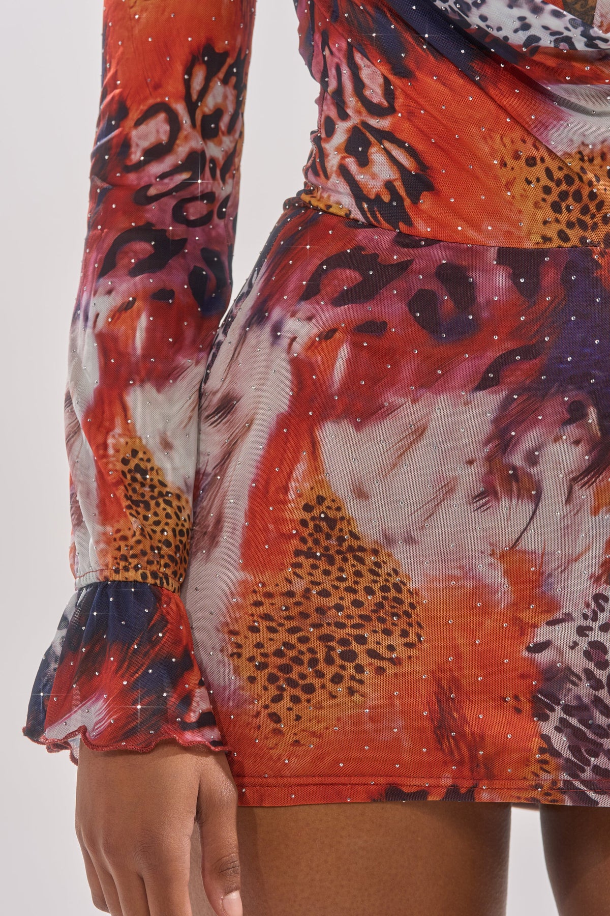 On The Prowl Leopard Mini Dress