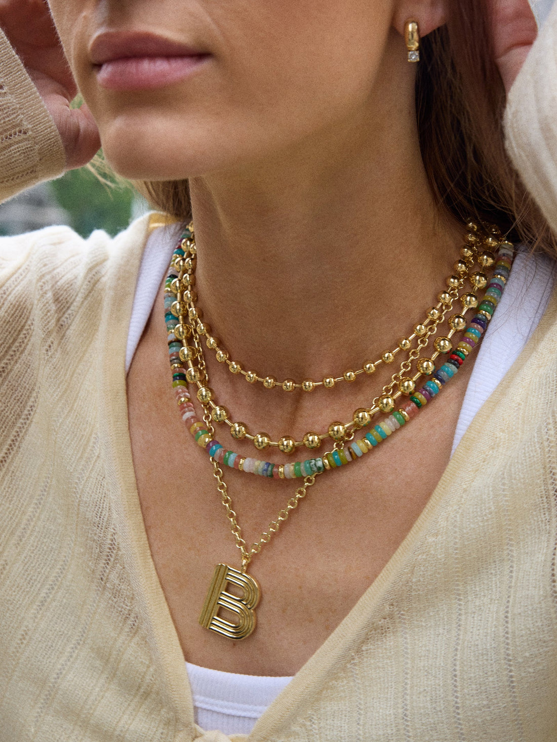 Amaris Semi-Precious Necklace - Multi