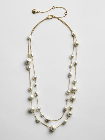 Blair Layered Pearl Necklace - Blair Layered Pearl Necklace