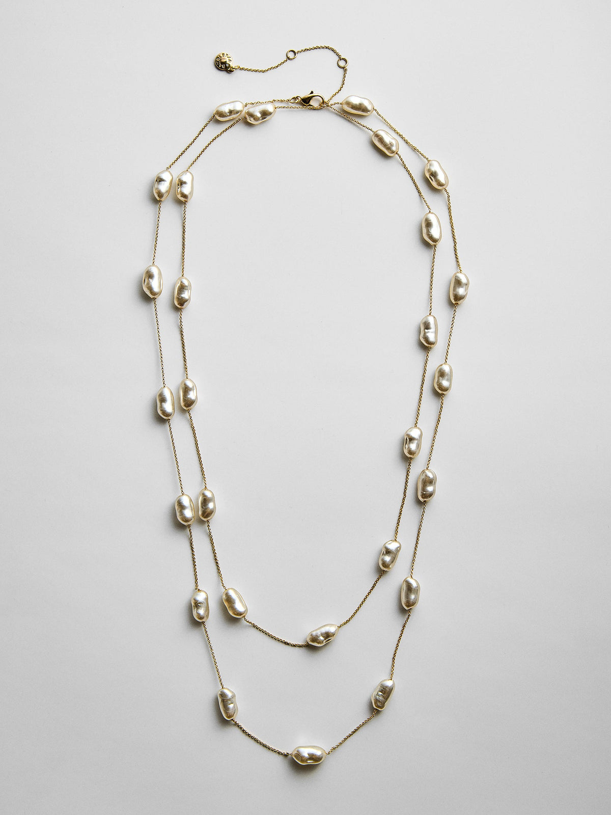 Teagan Long Pearl Necklace - Teagan Long Pearl Necklace