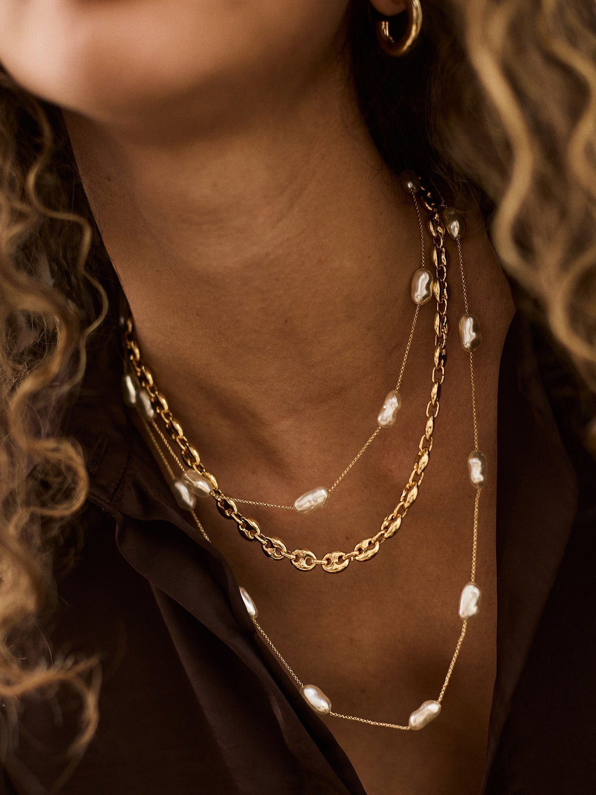 Teagan Long Pearl Necklace - Teagan Long Pearl Necklace