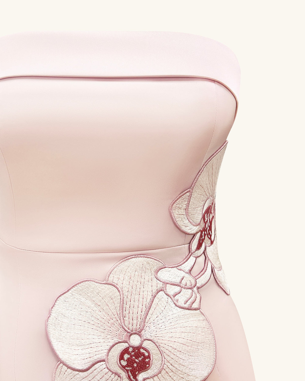 Orchid Embroidered Dress - Pink