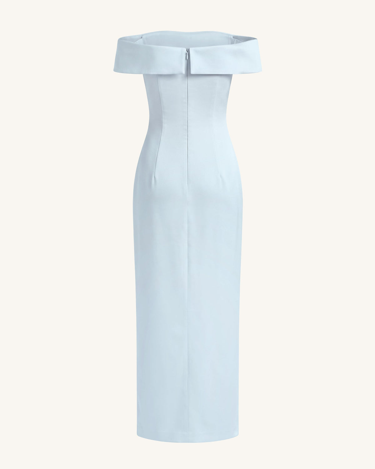 Orchid Embroidered Off-Shoulder Maxi Dress - Blue