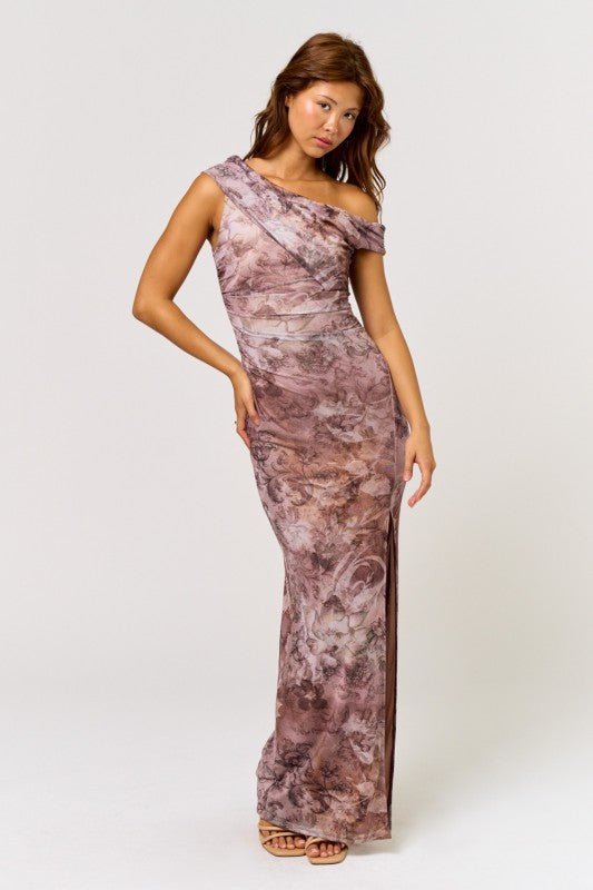 Veloura Off The Shoulder Maxi Dress