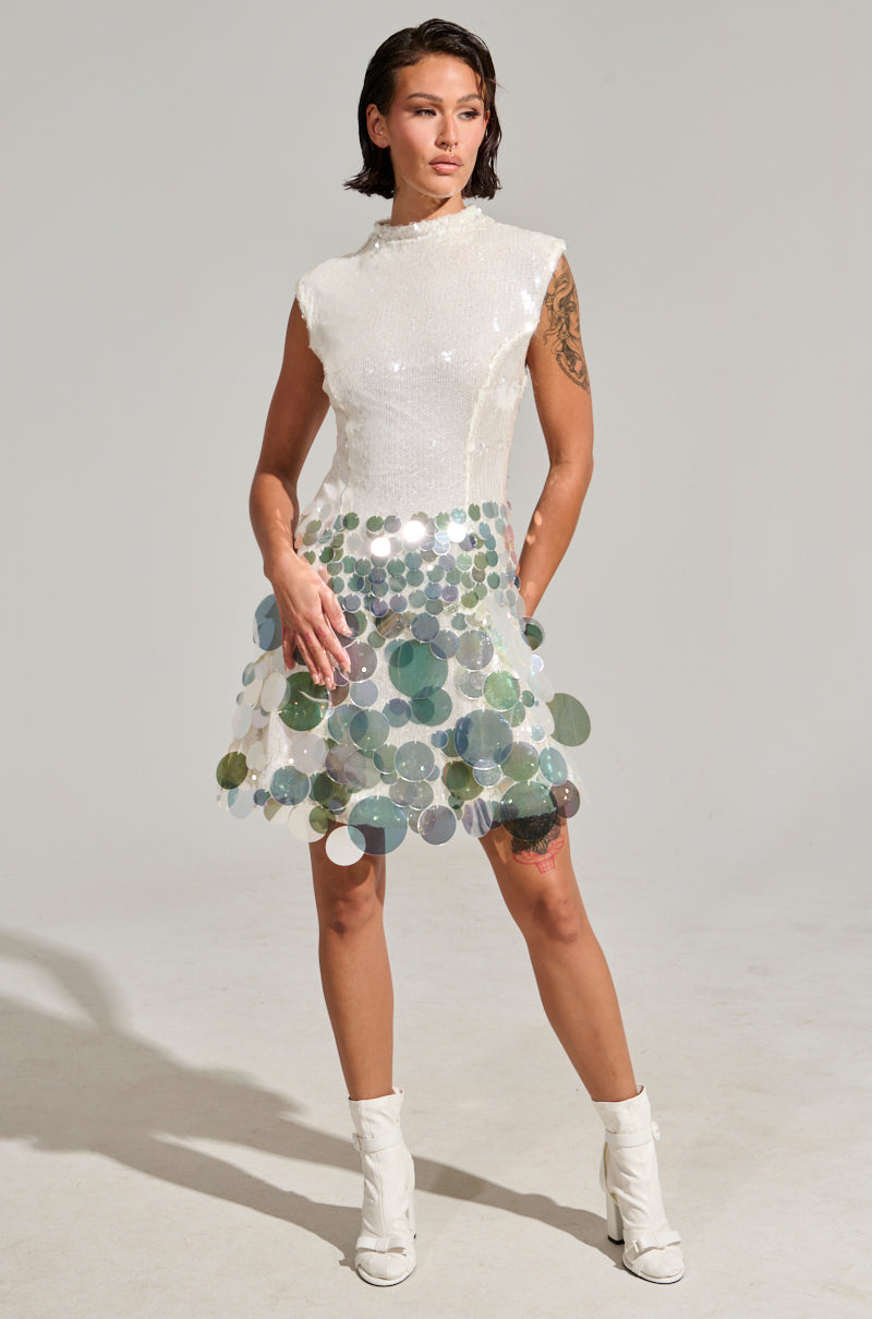 All The Right Ways Sequin Mini Dress