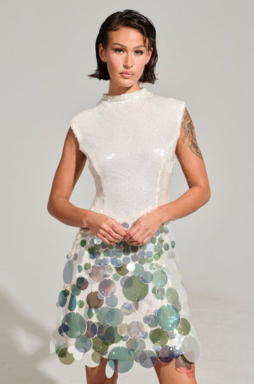 All The Right Ways Sequin Mini Dress