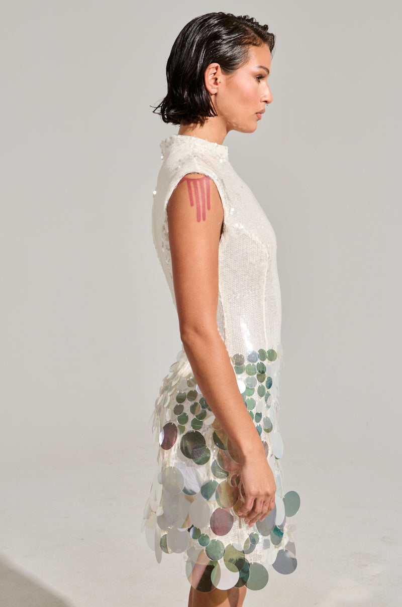 All The Right Ways Sequin Mini Dress