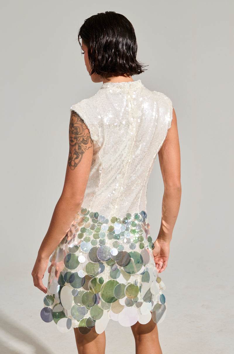 All The Right Ways Sequin Mini Dress