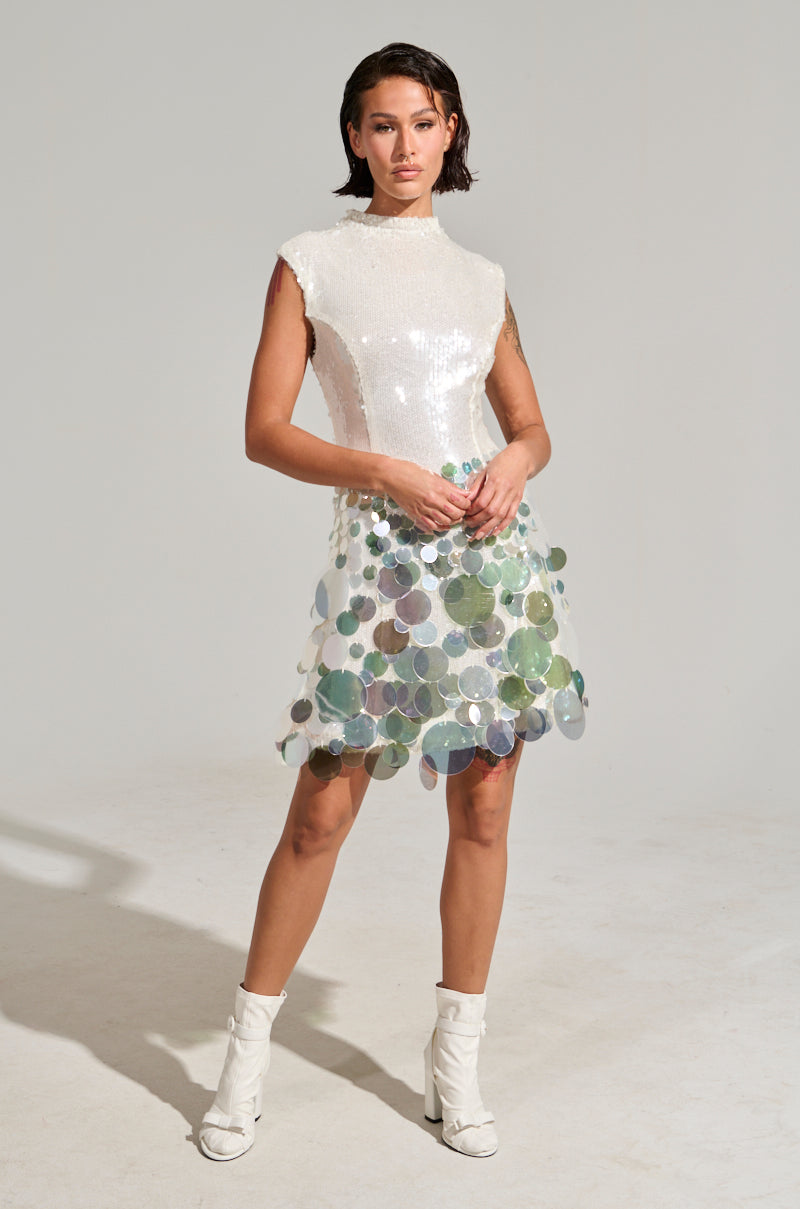 All The Right Ways Sequin Mini Dress