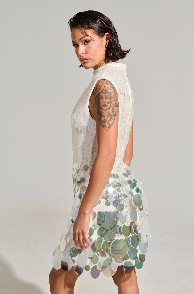 All The Right Ways Sequin Mini Dress