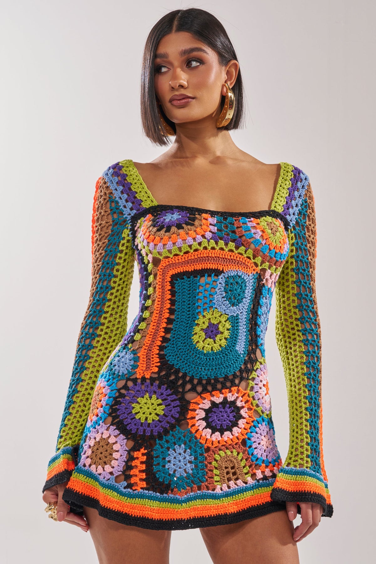 Paradise Found Knit Mini Dress