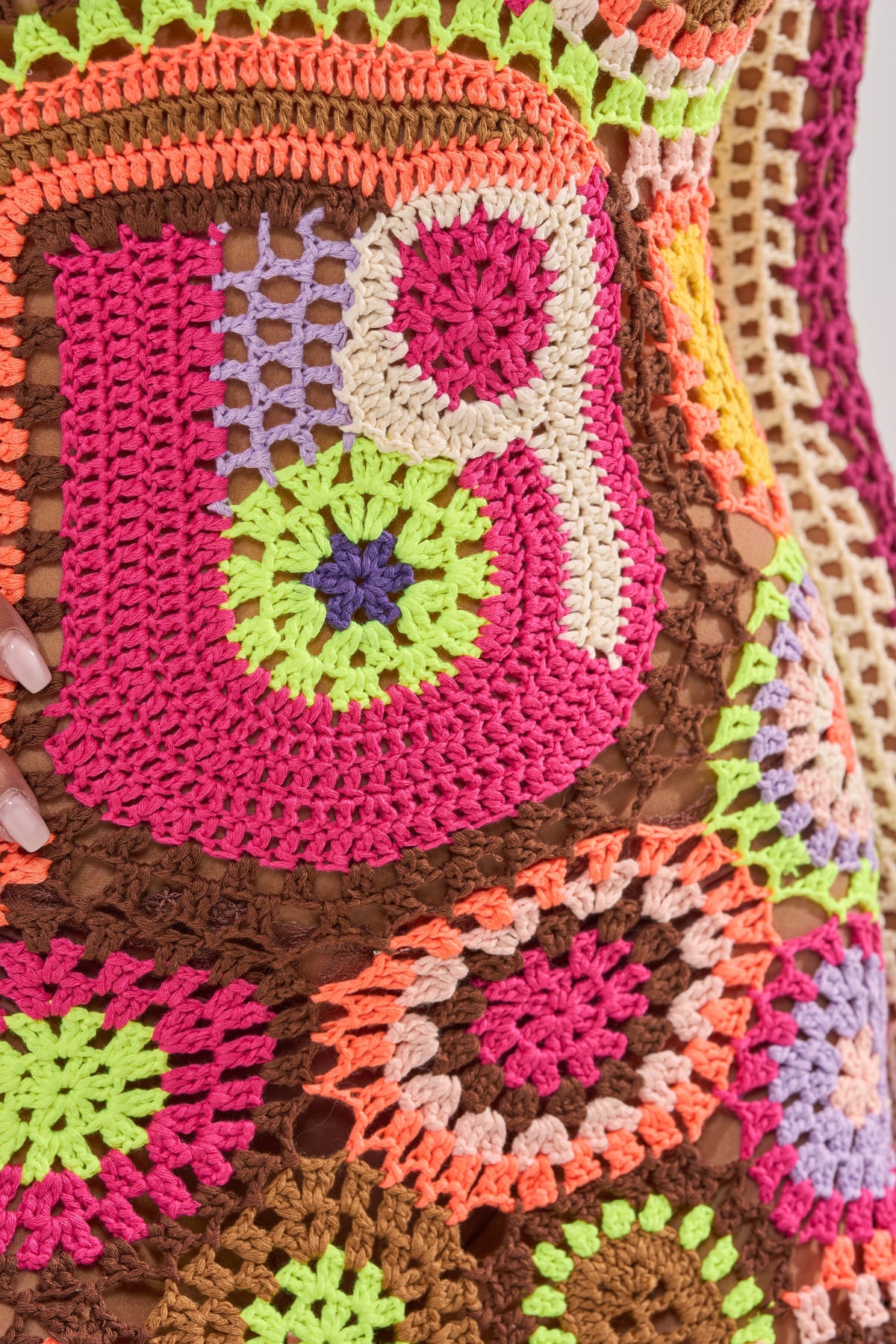 Cabana Crochet Mini Dress