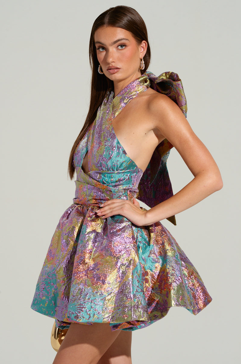 The Topic And Top Pick Abstract Mini Dress