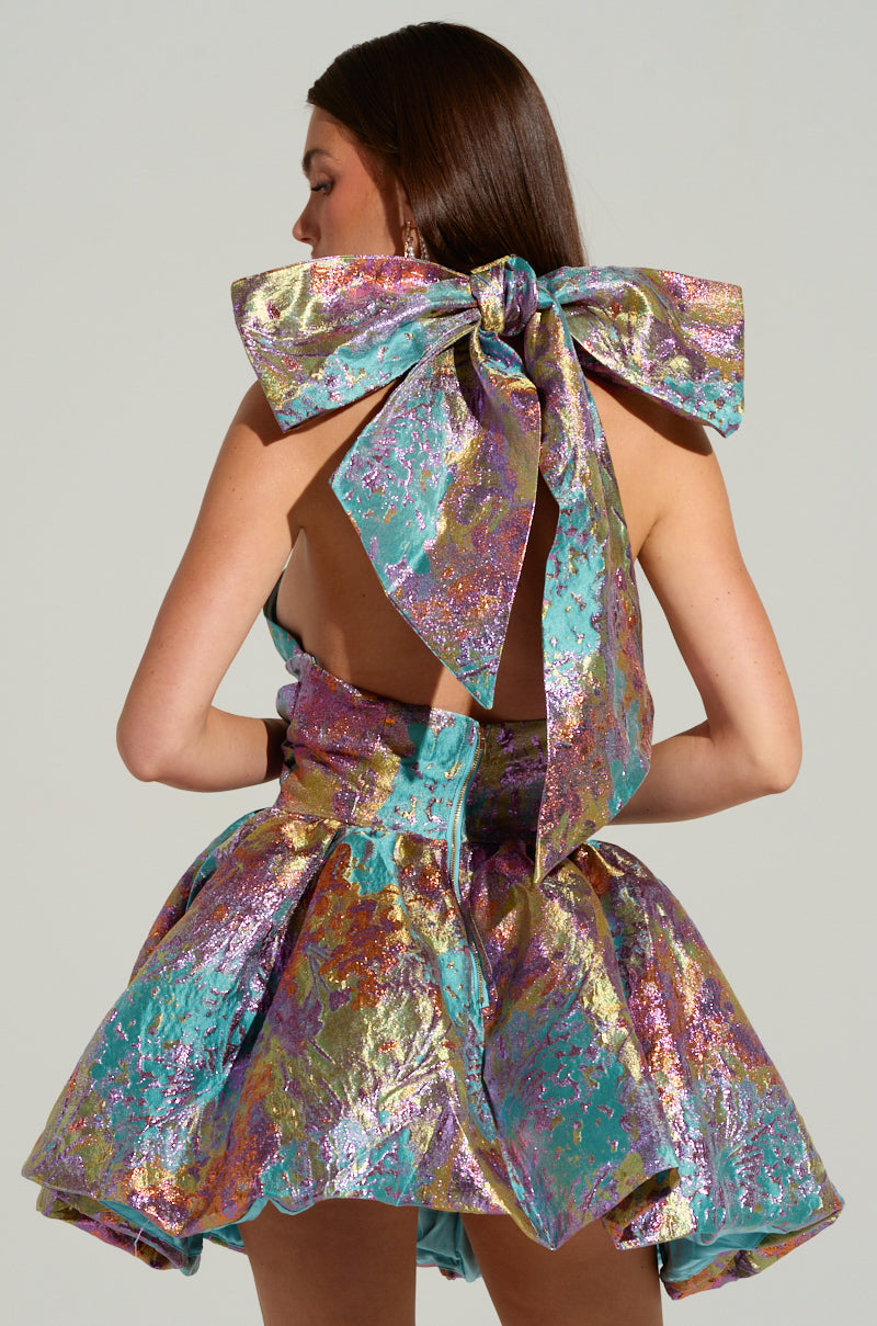 The Topic And Top Pick Abstract Mini Dress