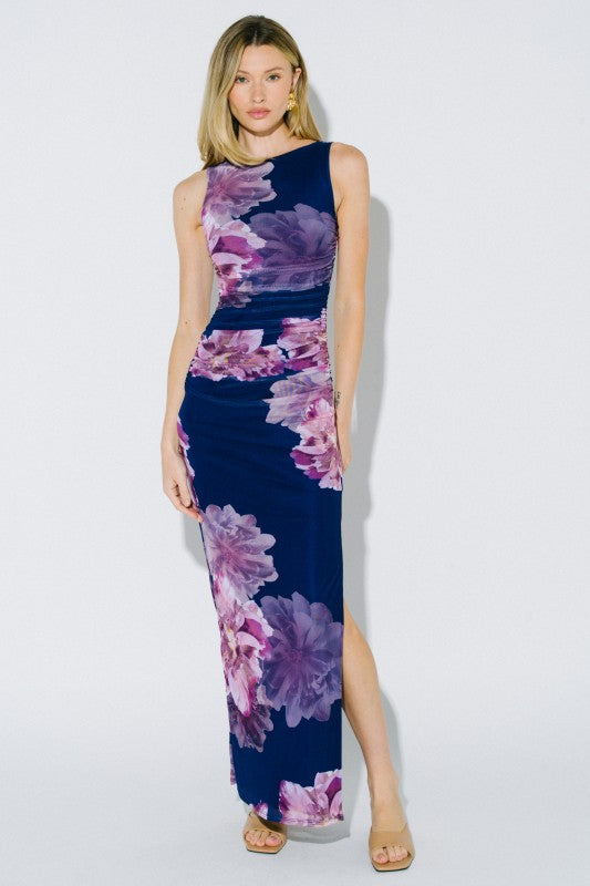 An Evening Between Cities Midi Dress