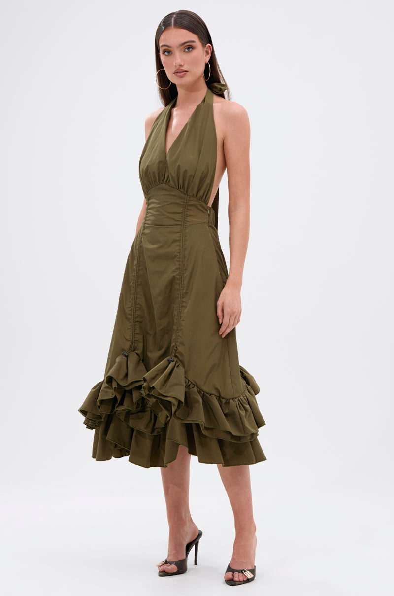 Cool Girls Club Ruched Mini Dress