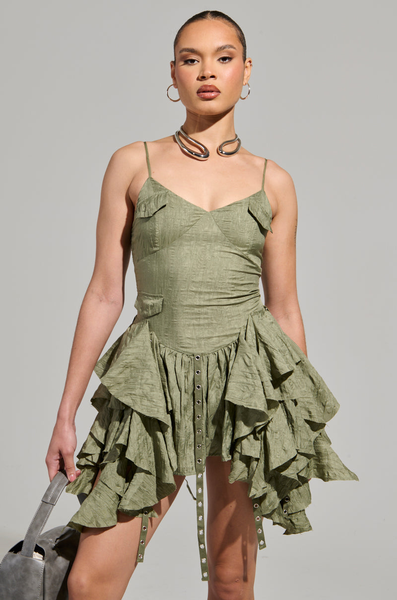 Cant Compare Chiffon Mini Dress