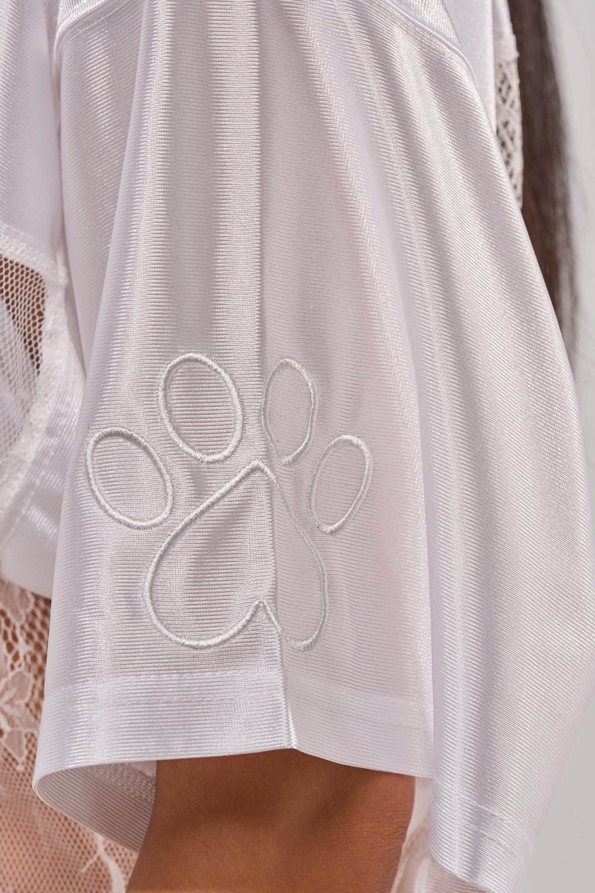 Charming Lace Jersey Dress