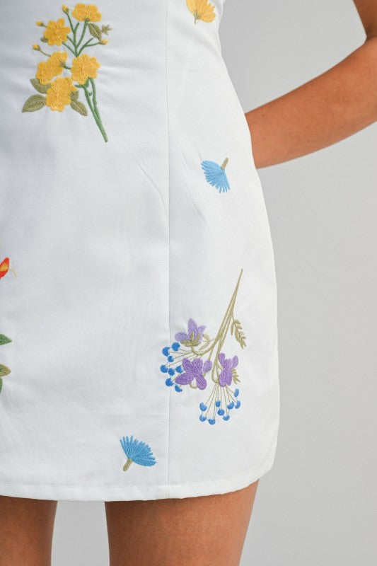 Flower Market Mini Dress
