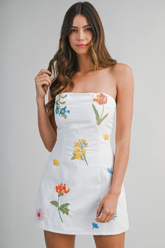 Flower Market Mini Dress