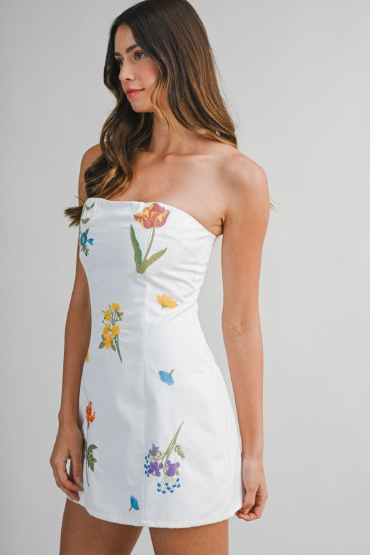 Flower Market Mini Dress
