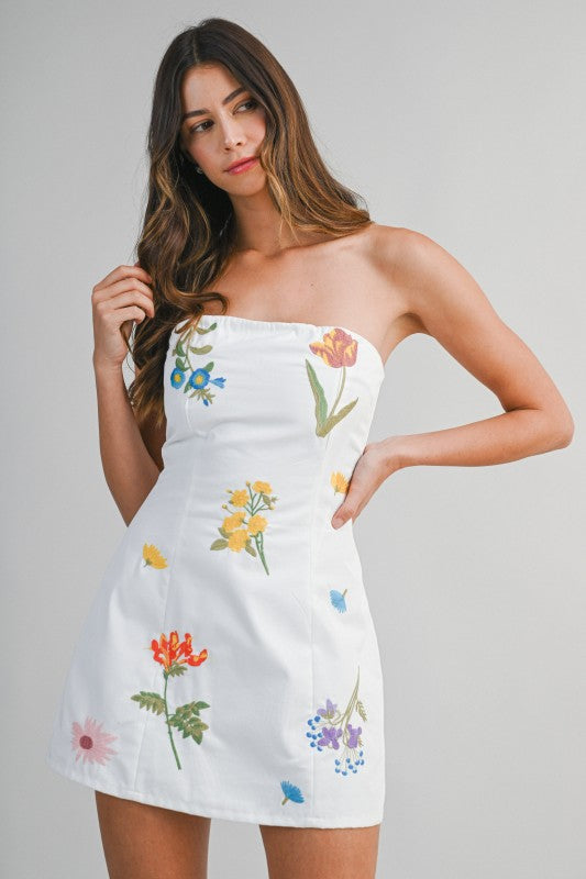 Flower Market Mini Dress