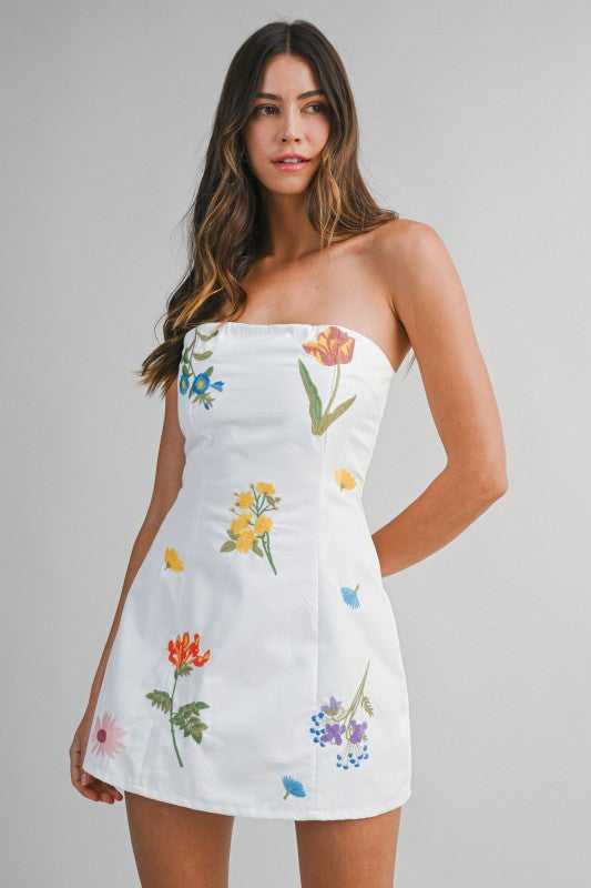 Flower Market Mini Dress