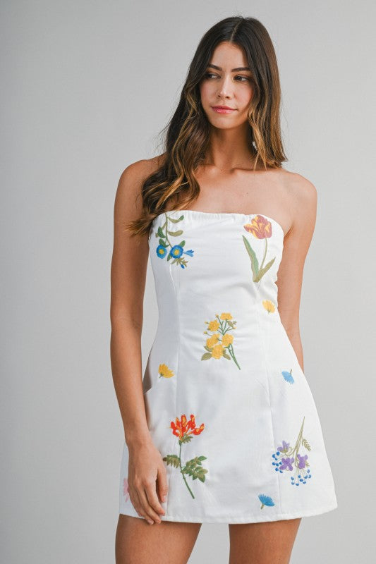 Flower Market Mini Dress