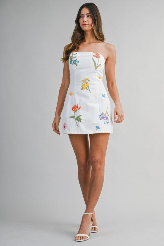 Flower Market Mini Dress