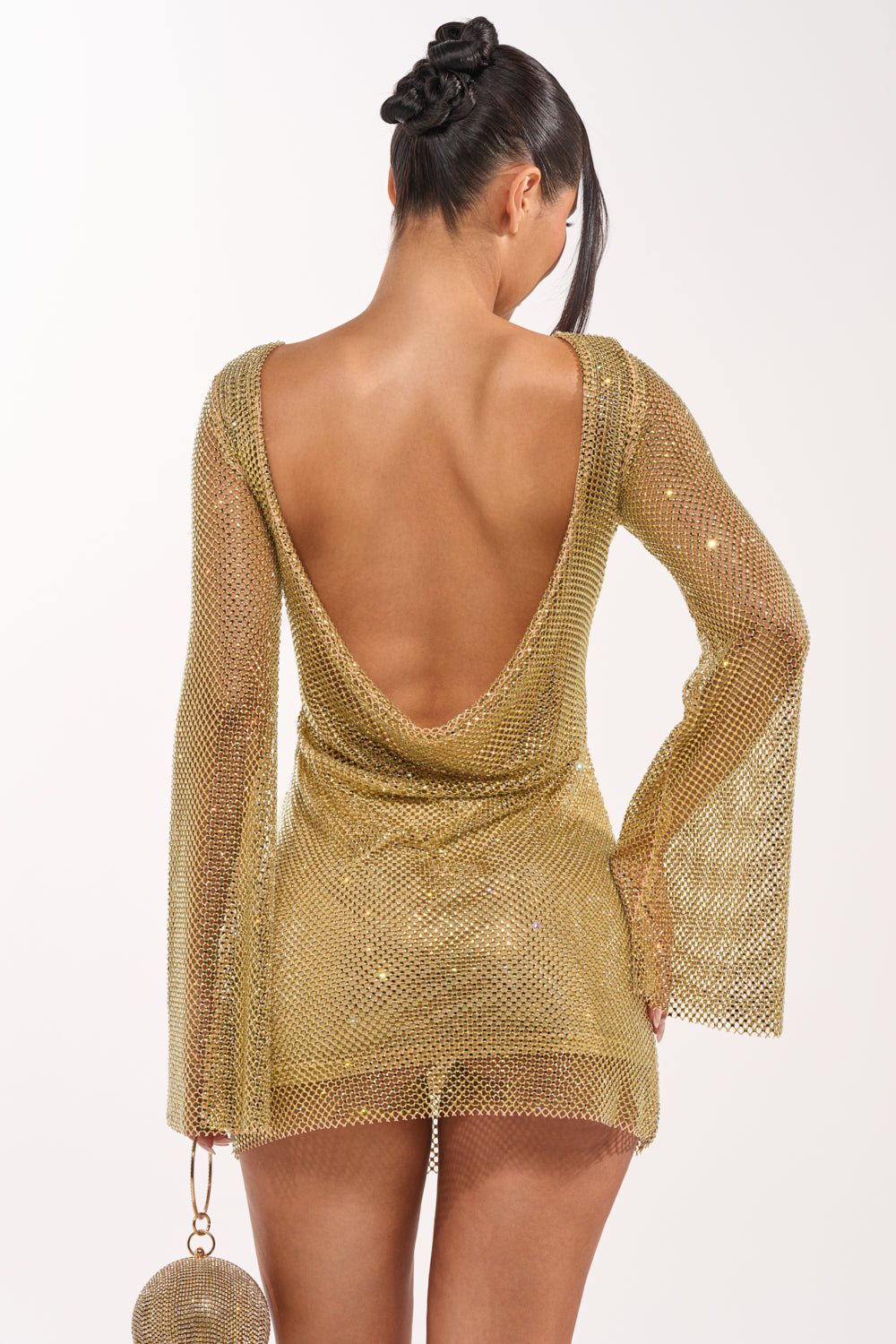 Take Me To Ibiza Rhinestone Mini Dress
