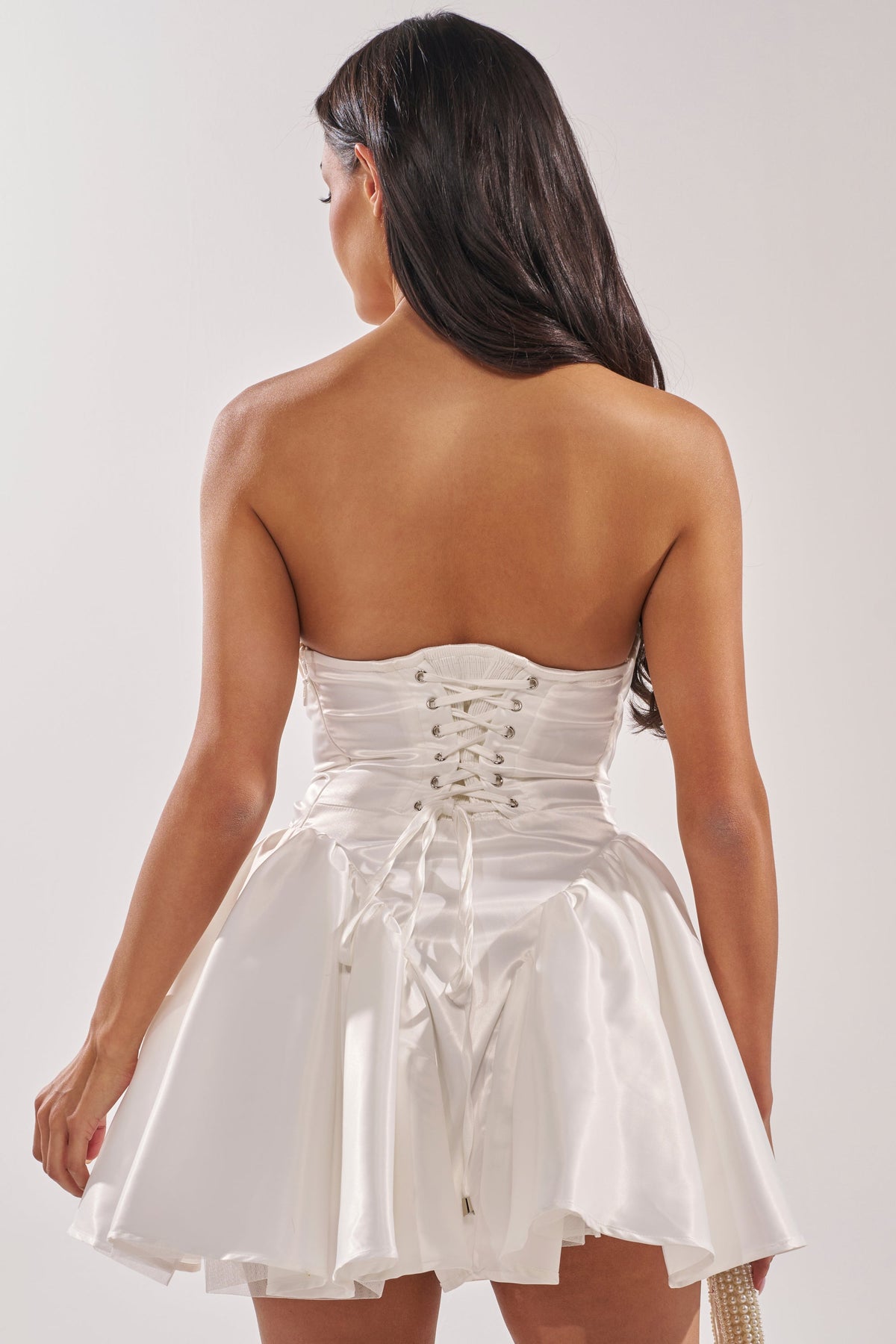 She Cute Corset Mini Dress