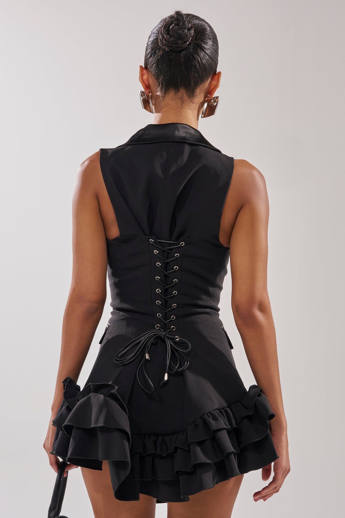 Suited Up Sleeveless Mini Dress