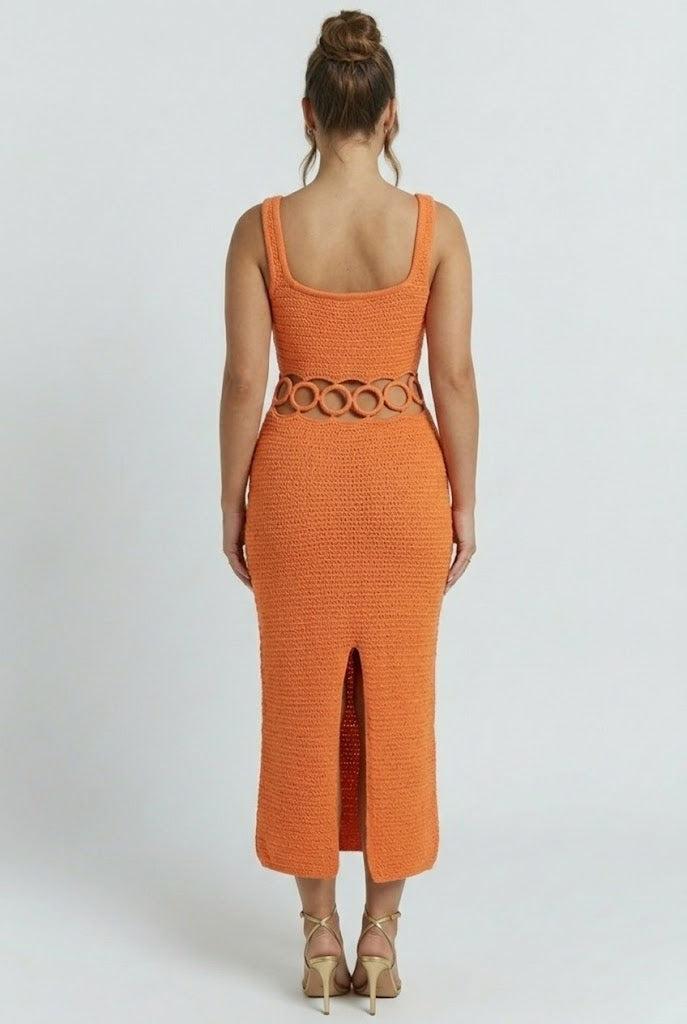 Bali Crochet Midi Dress