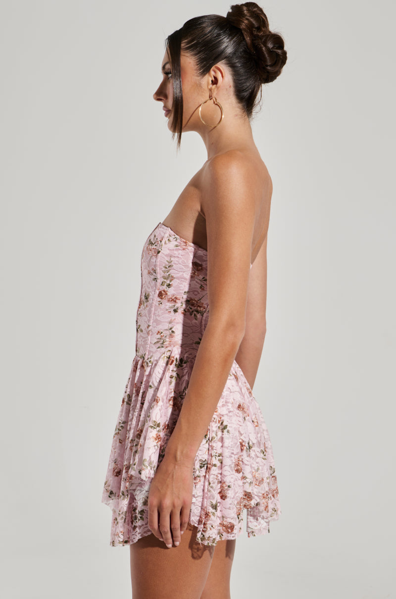 A Keeper Lace Mini Dress