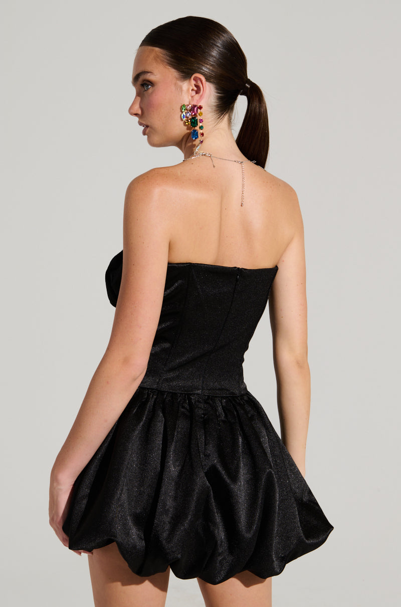 Im Just A Girl Satin Mini Dress