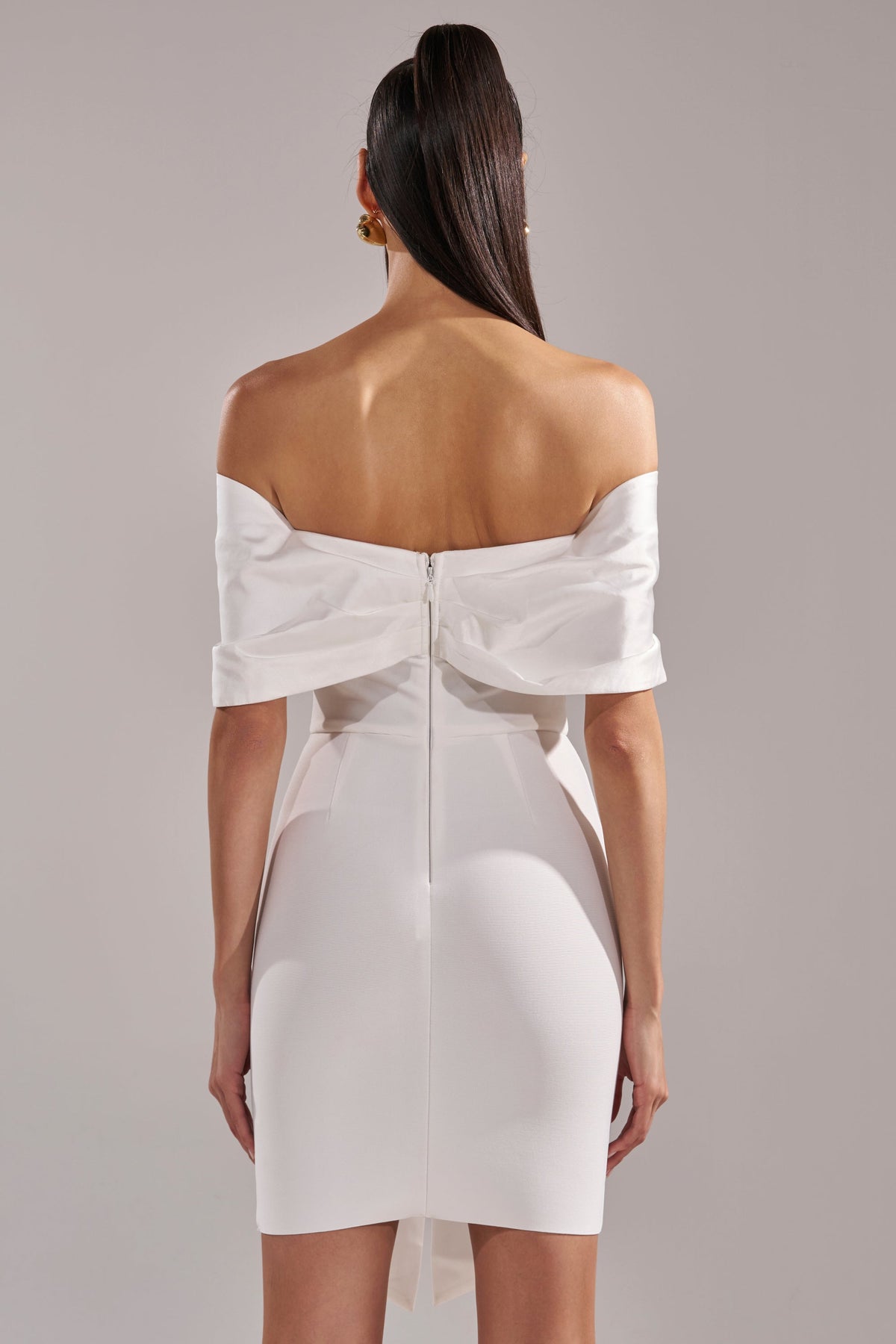 Been The Gift Satin Bow Dress