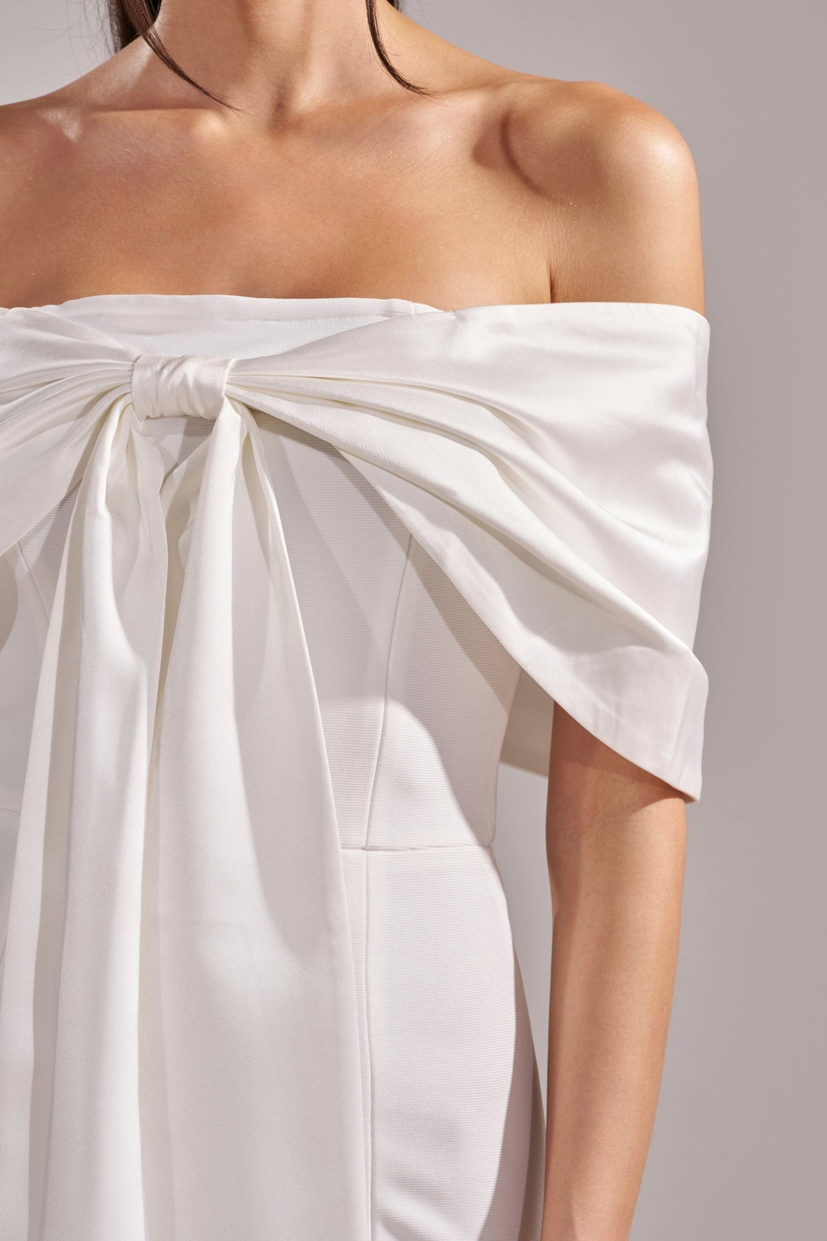 Been The Gift Satin Bow Dress