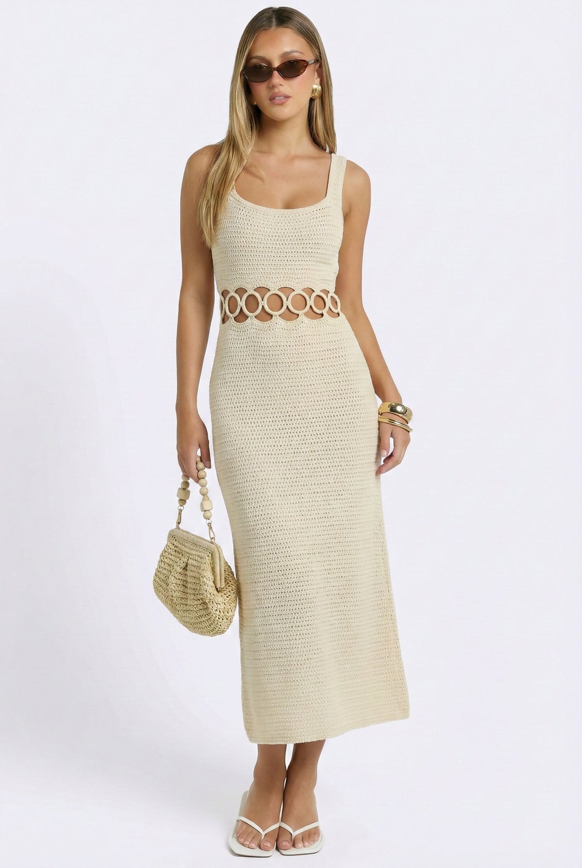 Bali Crochet Midi Dress