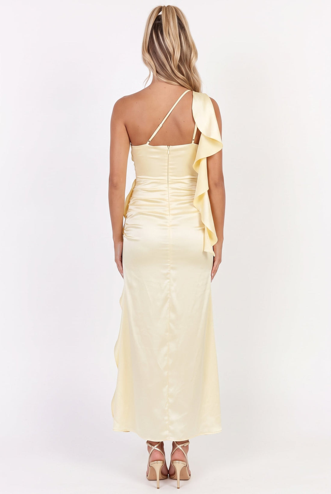 Carmel One-Shoulder Maxi Dress