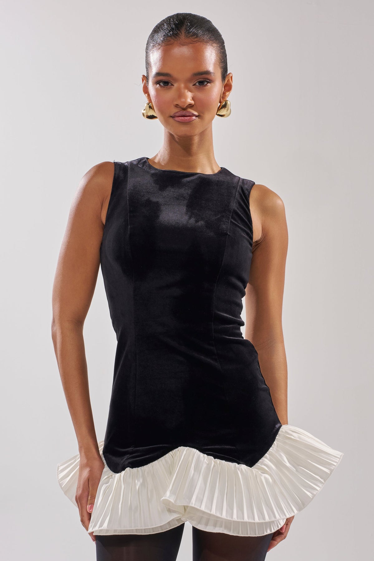 Black Swan Velvet Mini Dress