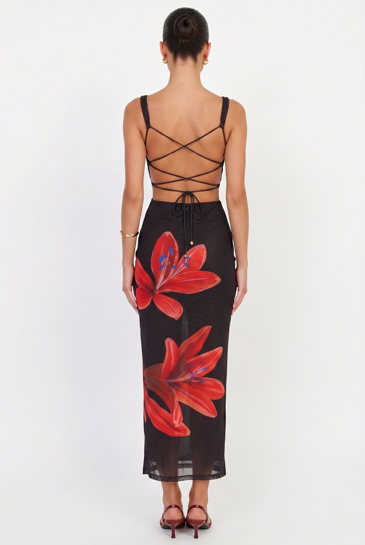 Dream Crush Lace-Up Back Maxi Dress