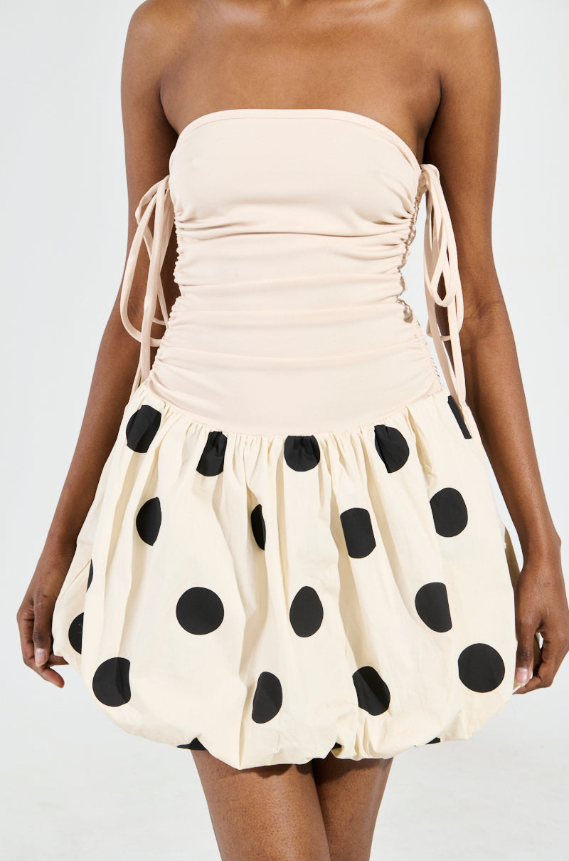 On Trend Bubble Mini Dress
