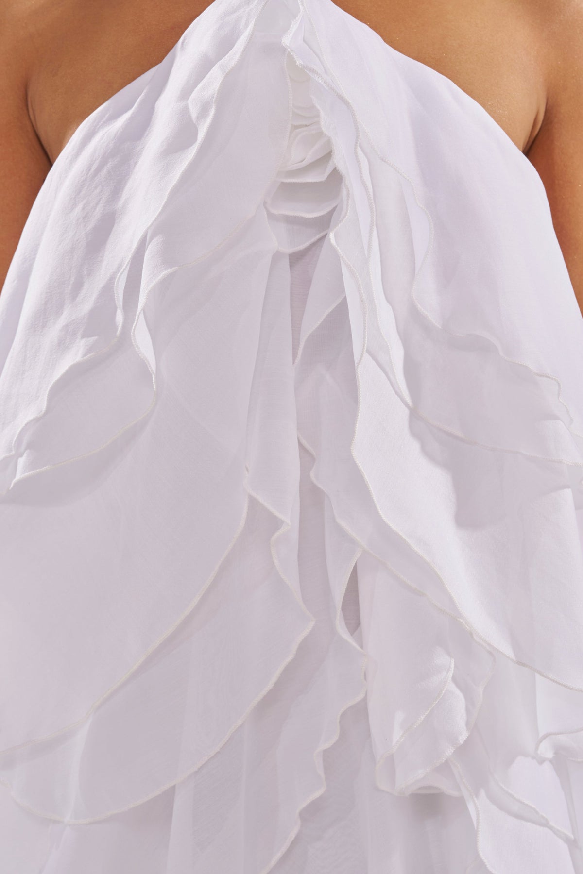 Soft Girl Mini Dress In White