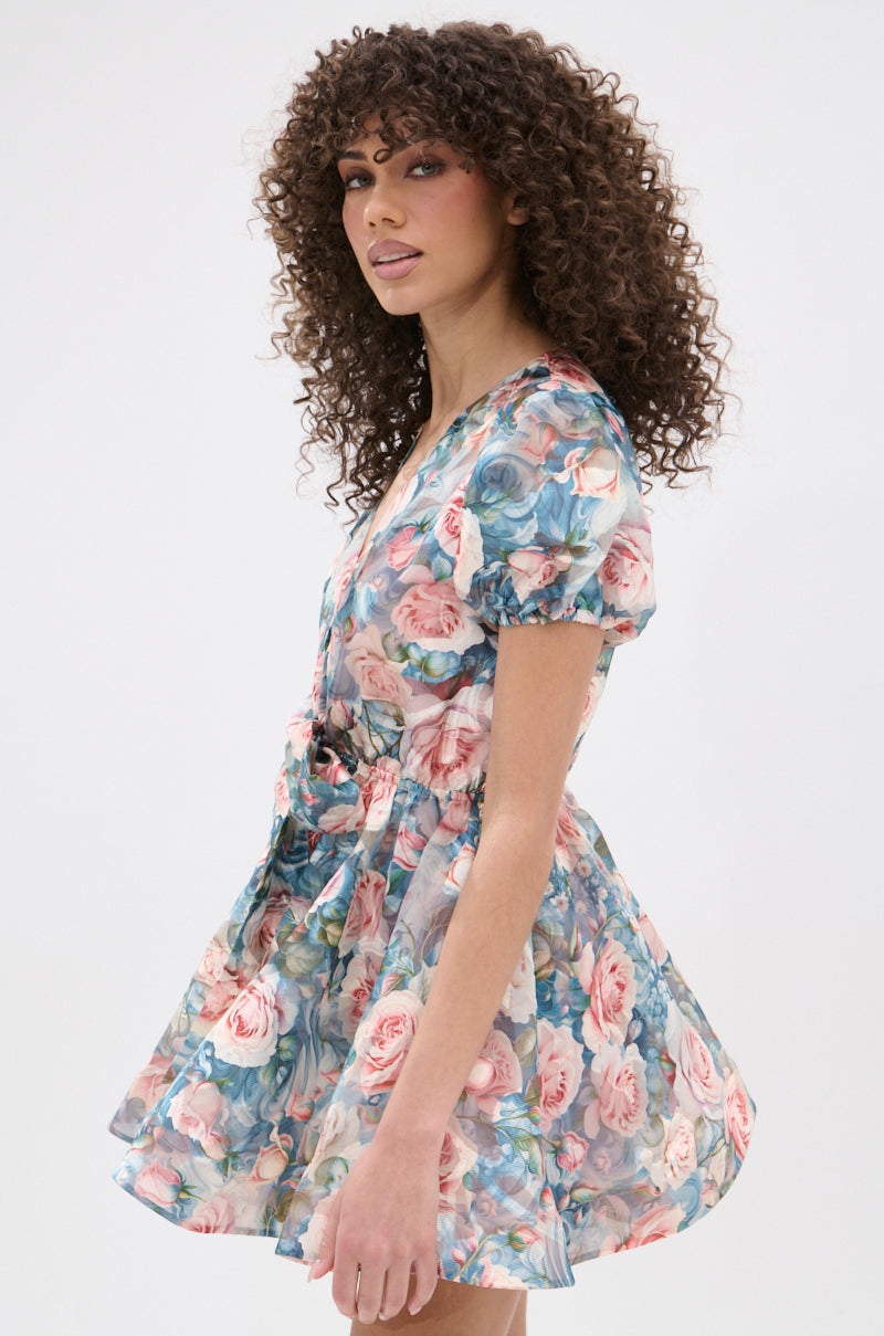 Florals In Spring? Mini Dress