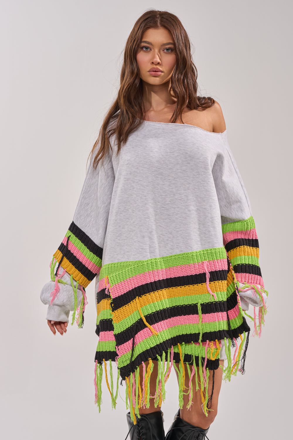 Most Loved Sweatshirt Mini Dress