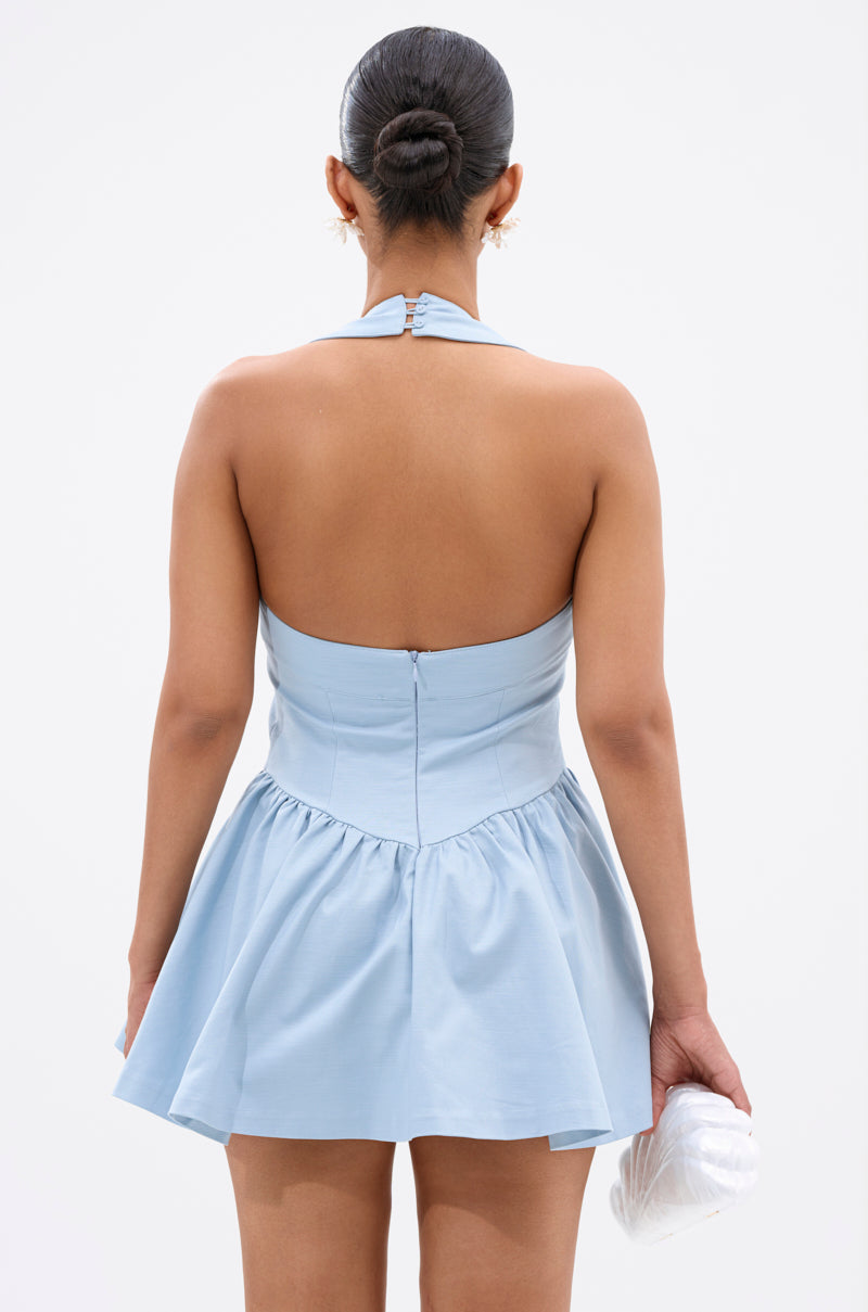 Lakin Halter Mini Dress